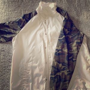 White Camo Windbreaker